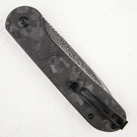 Нож CIVIVI Elementum Button Lock, Damascus, Marble Carbon Нож CIVIVI Elementum Button Lock, Damascus, Marble Carbon - купить в интернет-магазине Blademan